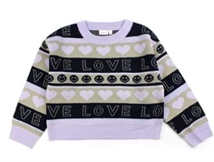 Name It orchid petal short strikbluse